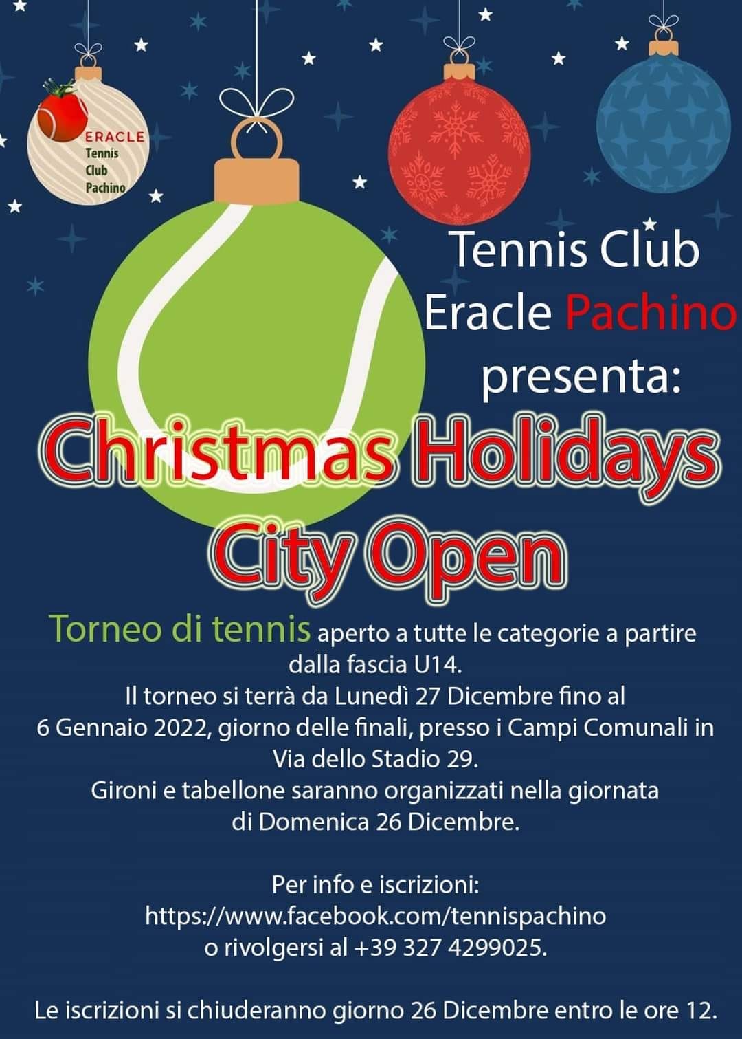 CHRISTMAS HOLIDAYS 2021